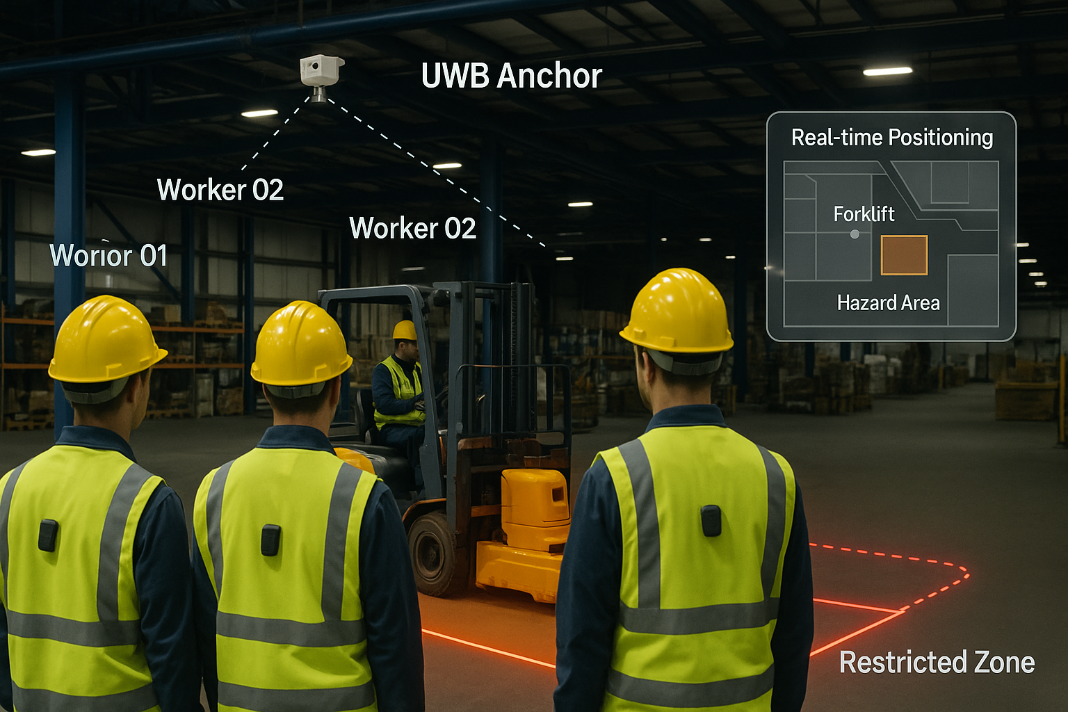 산업현장 안전관리(UWB)