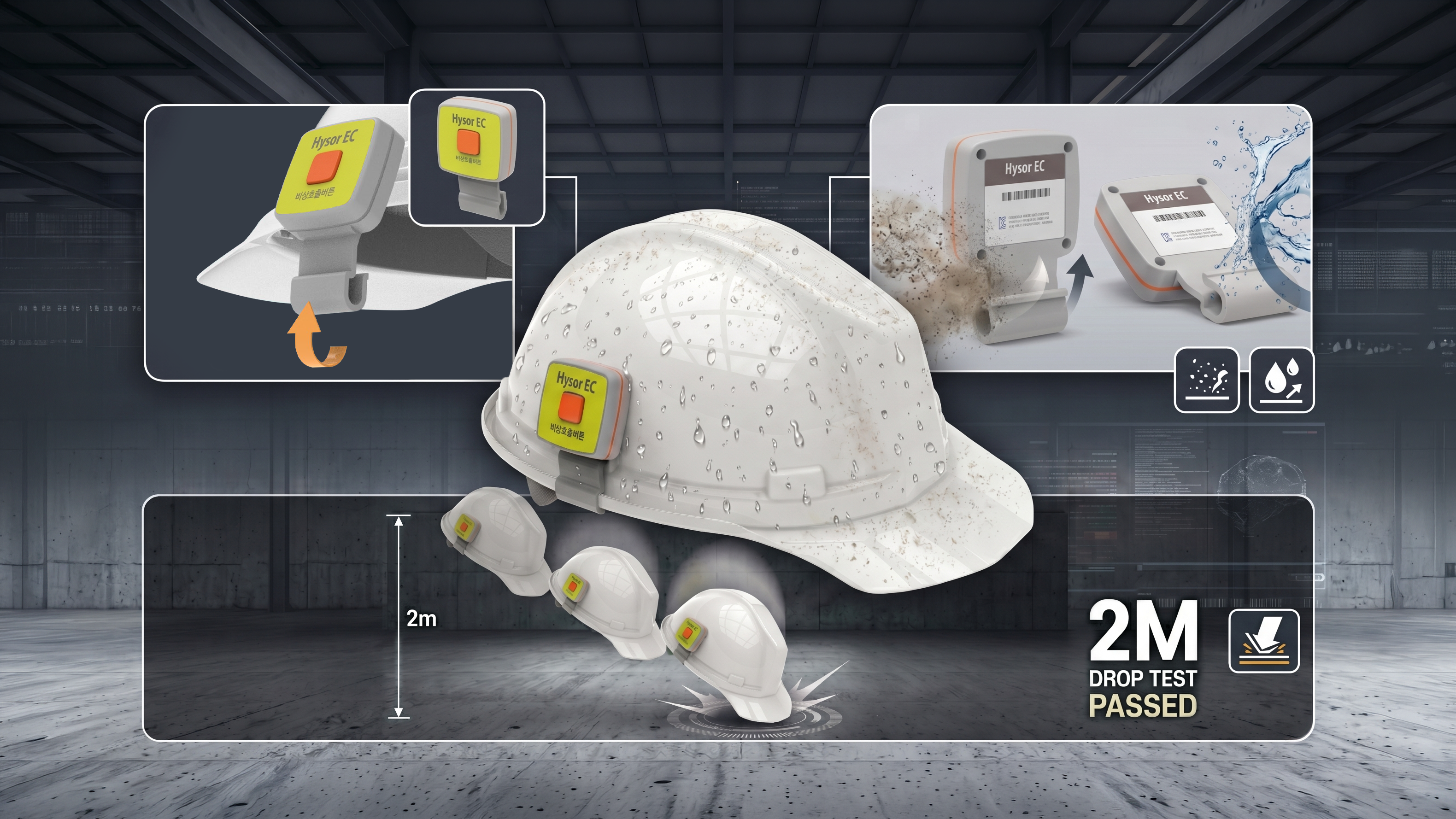 Hysor EC 산업용 내구성 만족